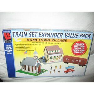 Life Like H O Building Kit Train Set Expander Pack Hometown Village 1745